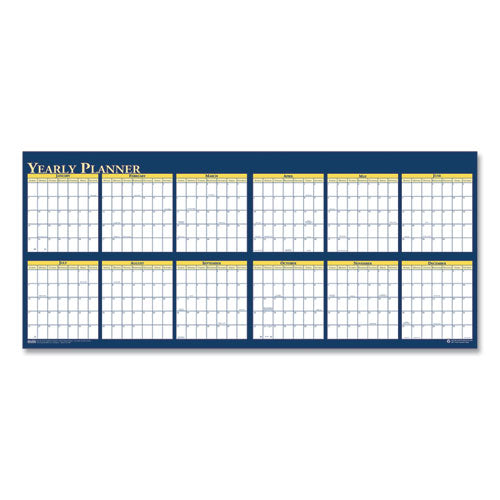 House of Doolittle™ wholesale. Recycled Reversible Yearly Wall Planner, 60 X 26, 2021. HSD Wholesale: Janitorial Supplies, Breakroom Supplies, Office Supplies.