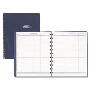 House of Doolittle™ wholesale. Lesson Plan Book, Embossed Leather-like Cover, 11 X 8 1-2, Blue. HSD Wholesale: Janitorial Supplies, Breakroom Supplies, Office Supplies.