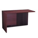HON® wholesale. HON® 10500 Series L Workstation Return, 3-4 Height Left Ped, 48w X 24d, Mahogany. HSD Wholesale: Janitorial Supplies, Breakroom Supplies, Office Supplies.