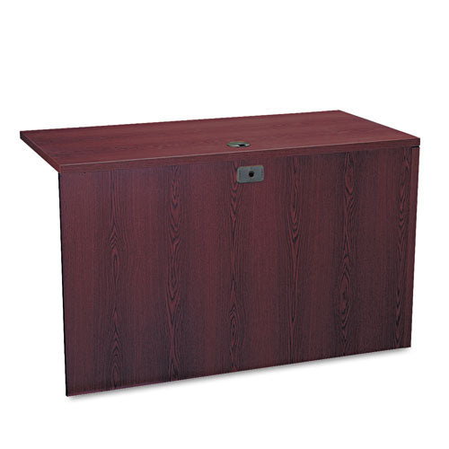 HON® wholesale. HON® 10500 Series L Workstation Return, 3-4 Height Left Ped, 48w X 24d, Mahogany. HSD Wholesale: Janitorial Supplies, Breakroom Supplies, Office Supplies.