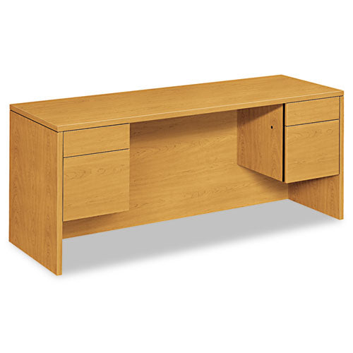 HON® wholesale. HON® 10500 Series Kneespace Credenza With 3-4-height Pedestals, 72w X 24d, Harvest. HSD Wholesale: Janitorial Supplies, Breakroom Supplies, Office Supplies.