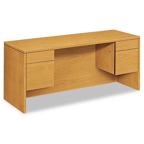 HON® wholesale. HON® 10500 Series Kneespace Credenza With 3-4-height Pedestals, 60w X 24d, Harvest. HSD Wholesale: Janitorial Supplies, Breakroom Supplies, Office Supplies.