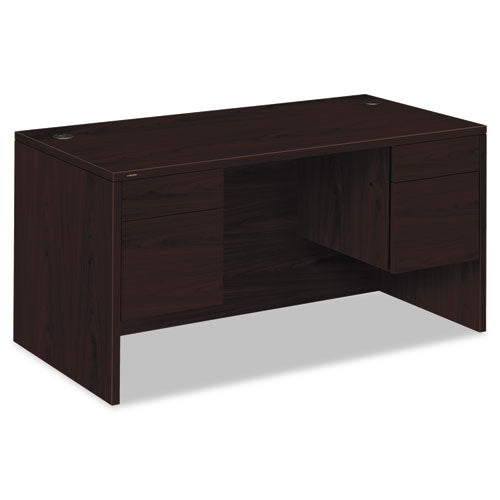 HON® wholesale. HON® 10500 Series Double Pedestal Desk, 60" X 30" X 29.5", Mahogany. HSD Wholesale: Janitorial Supplies, Breakroom Supplies, Office Supplies.