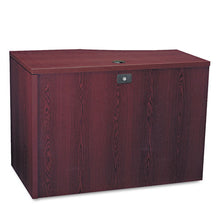 Load image into Gallery viewer, HON® wholesale. HON® 10500 Series Curved Return, Right, 42w X 18-24d X 29 1-2h, Mahogany. HSD Wholesale: Janitorial Supplies, Breakroom Supplies, Office Supplies.