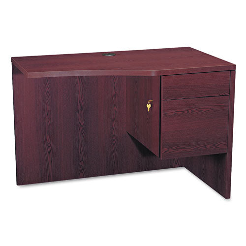 HON® wholesale. HON® 10500 Series Curved Return, Right, 42w X 18-24d X 29 1-2h, Mahogany. HSD Wholesale: Janitorial Supplies, Breakroom Supplies, Office Supplies.