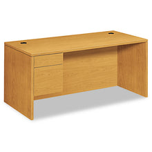 Load image into Gallery viewer, HON® wholesale. HON® 10500 Series &quot;l&quot; Workstation Single Pedestal Desk, 66&quot; X 30&quot; X 29.5&quot;, Harvest. HSD Wholesale: Janitorial Supplies, Breakroom Supplies, Office Supplies.