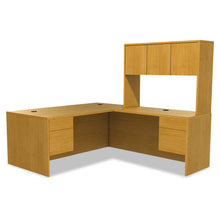 Load image into Gallery viewer, HON® wholesale. HON® 10500 Series &quot;l&quot; Workstation Single Pedestal Desk With 3-4 Height Pedestal, 72&quot; X 36&quot; X 29.5&quot;, Harvest. HSD Wholesale: Janitorial Supplies, Breakroom Supplies, Office Supplies.
