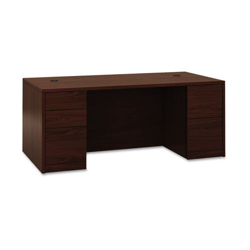 HON® wholesale. HON® 10500 Series Double Pedestal Desk With Full Pedestals, 72" X 36" X 29.5", Mahogany. HSD Wholesale: Janitorial Supplies, Breakroom Supplies, Office Supplies.