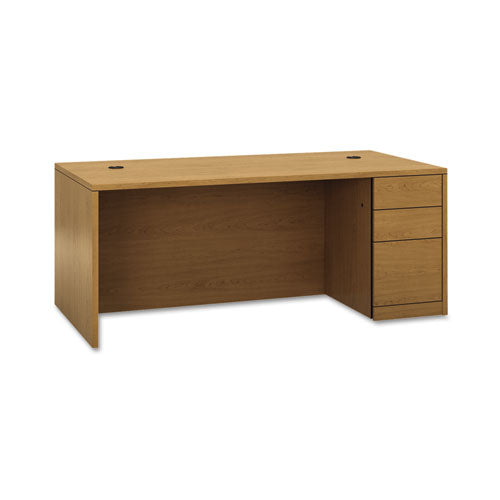 HON® wholesale. HON® 10500 Series "l" Workstation Right Pedestal Desk With Full-height Pedestal, 72" X 36" X 29.5", Harvest. HSD Wholesale: Janitorial Supplies, Breakroom Supplies, Office Supplies.