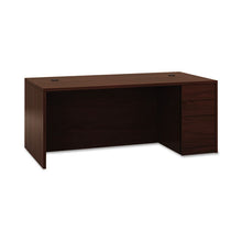 Load image into Gallery viewer, HON® wholesale. HON® 10500 Series &quot;l&quot; Workstation Right Pedestal Desk With Full-height Pedestal, 72&quot; X 36&quot; X 29.5&quot;, Mahogany. HSD Wholesale: Janitorial Supplies, Breakroom Supplies, Office Supplies.