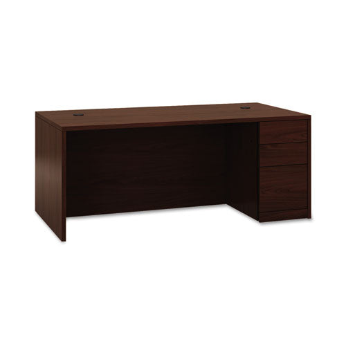 HON® wholesale. HON® 10500 Series "l" Workstation Right Pedestal Desk With Full-height Pedestal, 72" X 36" X 29.5", Mahogany. HSD Wholesale: Janitorial Supplies, Breakroom Supplies, Office Supplies.