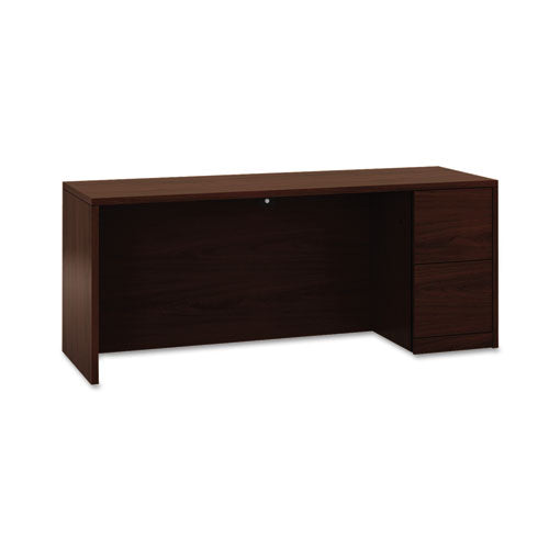 HON® wholesale. HON® 10500 Series Full-height Right Pedestal Credenza, 72w X 24d X 29.5h, Mahogany. HSD Wholesale: Janitorial Supplies, Breakroom Supplies, Office Supplies.