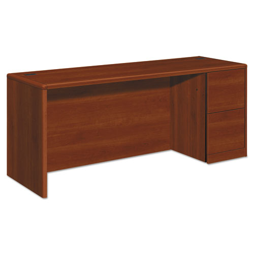 HON® wholesale. HON® 10700 Series Right Pedestal Credenza, 72w X 24d X 29.5h, Cognac. HSD Wholesale: Janitorial Supplies, Breakroom Supplies, Office Supplies.