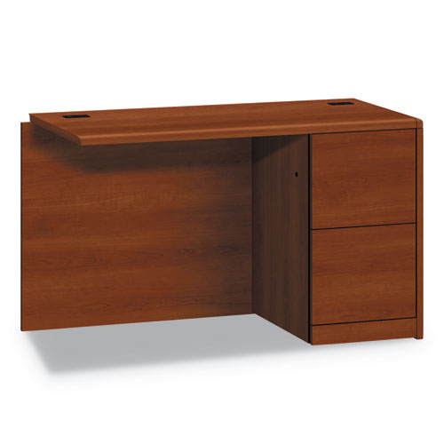 HON® wholesale. HON® 10700 Series Full Right Pedestal Return, 48w X 24d X 29 1-2h, Cognac. HSD Wholesale: Janitorial Supplies, Breakroom Supplies, Office Supplies.