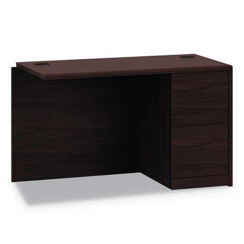 HON® wholesale. HON® 10700 Series Full Right Pedestal Return, 48w X 24d X 29 1-2h, Mahogany. HSD Wholesale: Janitorial Supplies, Breakroom Supplies, Office Supplies.