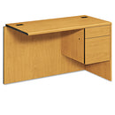 HON® wholesale. HON® 10700 "l" Workstation Return, Right 3-4 Pedestal, 48w X 24d X 29 1-2h, Harvest. HSD Wholesale: Janitorial Supplies, Breakroom Supplies, Office Supplies.