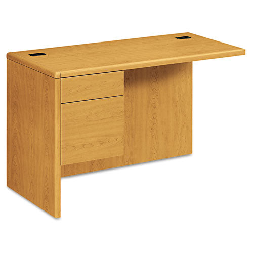 HON® wholesale. HON® 10700 "l" Workstation Return, Left 3-4 Pedestal, 48w X 24d X 29 1-2h, Harvest. HSD Wholesale: Janitorial Supplies, Breakroom Supplies, Office Supplies.