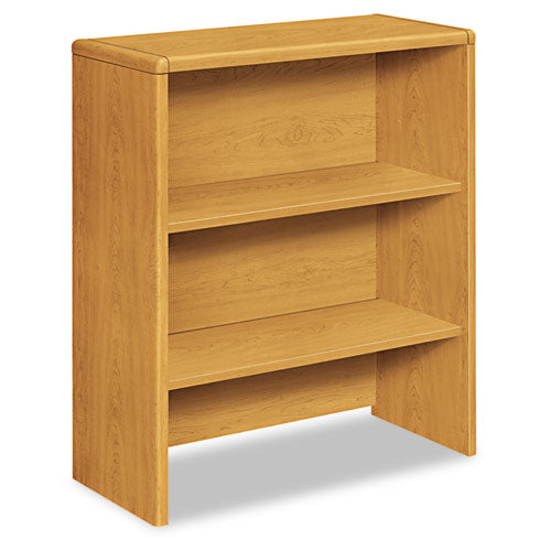 HON® wholesale. HON® 10700 Series Bookcase Hutch, 32.63w X 14.63d X 37.13h, Harvest. HSD Wholesale: Janitorial Supplies, Breakroom Supplies, Office Supplies.