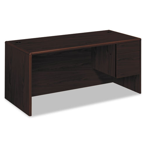 HON® wholesale. HON® 10700 Series "l" Workstation Desk With Three-quarter Height Pedestal On Right, 66" X 30" X 29.5", Mahogany. HSD Wholesale: Janitorial Supplies, Breakroom Supplies, Office Supplies.