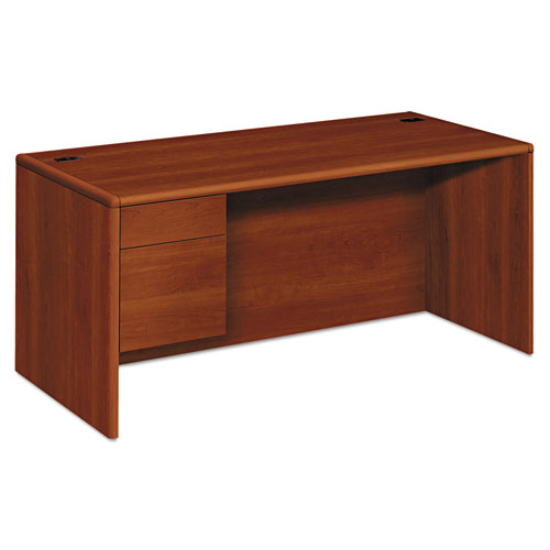 HON® wholesale. HON® 10700 Series "l" Workstation Desk With Three-quarter Height Pedestal On Left, 66" X 30" X 29.5", Cognac. HSD Wholesale: Janitorial Supplies, Breakroom Supplies, Office Supplies.