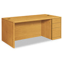 HON® wholesale. HON® 10700 Series Single Pedestal Desk With Full-height Pedestal On Right, 72" X 36" X 29.5", Harvest. HSD Wholesale: Janitorial Supplies, Breakroom Supplies, Office Supplies.