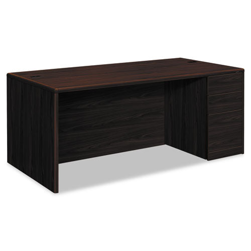 HON® wholesale. HON® 10700 Series Single Pedestal Desk With Full-height Pedestal On Right, 72" X 36" X 29.5", Mahogany. HSD Wholesale: Janitorial Supplies, Breakroom Supplies, Office Supplies.