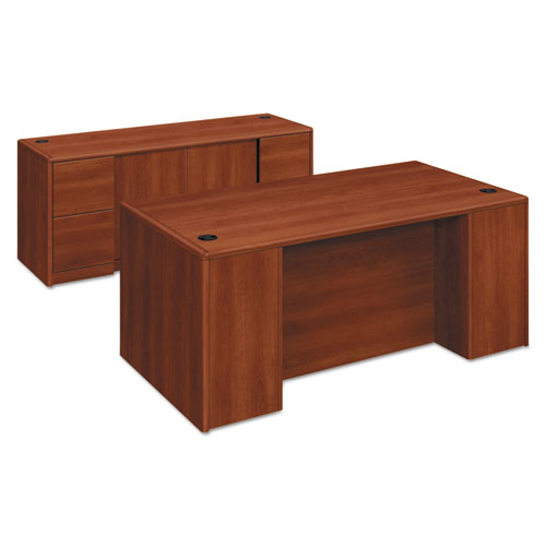 HON® wholesale. HON® 10700 Series Double Pedestal Desk With Full-height Pedestals, 72" X 36" X 29.5", Cognac. HSD Wholesale: Janitorial Supplies, Breakroom Supplies, Office Supplies.