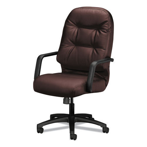 HON® wholesale. HON® Pillow-soft 2090 Series Executive High-back Swivel-tilt Chair, Supports Up To 300 Lbs., Burgundy Seat-back, Black Base. HSD Wholesale: Janitorial Supplies, Breakroom Supplies, Office Supplies.