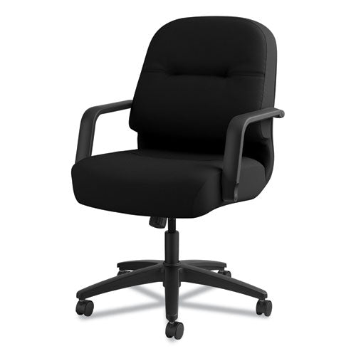 HON® wholesale. HON® Pillow-soft 2090 Series Managerial Mid-back Swivel-tilt Chair, Supports Up To 300 Lbs., Black Seat-black Back, Black Base. HSD Wholesale: Janitorial Supplies, Breakroom Supplies, Office Supplies.