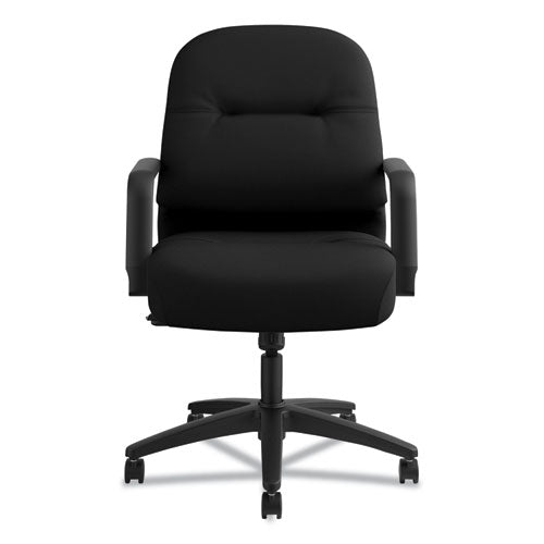 HON® wholesale. HON® Pillow-soft 2090 Series Managerial Mid-back Swivel-tilt Chair, Supports Up To 300 Lbs., Black Seat-black Back, Black Base. HSD Wholesale: Janitorial Supplies, Breakroom Supplies, Office Supplies.