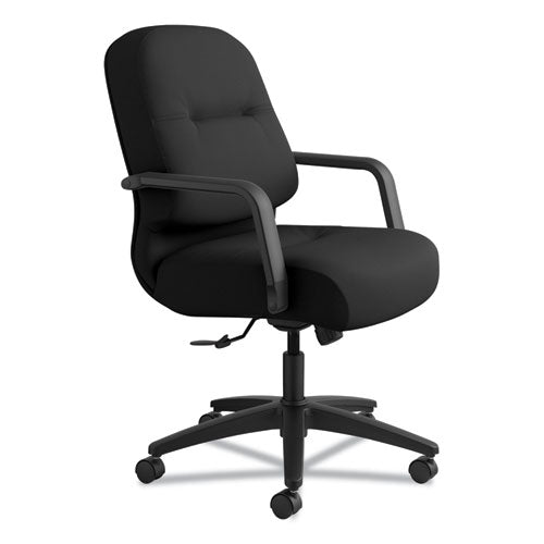 HON® wholesale. HON® Pillow-soft 2090 Series Managerial Mid-back Swivel-tilt Chair, Supports Up To 300 Lbs., Black Seat-black Back, Black Base. HSD Wholesale: Janitorial Supplies, Breakroom Supplies, Office Supplies.