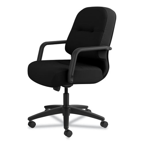 HON® wholesale. HON® Pillow-soft 2090 Series Managerial Mid-back Swivel-tilt Chair, Supports Up To 300 Lbs., Black Seat-black Back, Black Base. HSD Wholesale: Janitorial Supplies, Breakroom Supplies, Office Supplies.