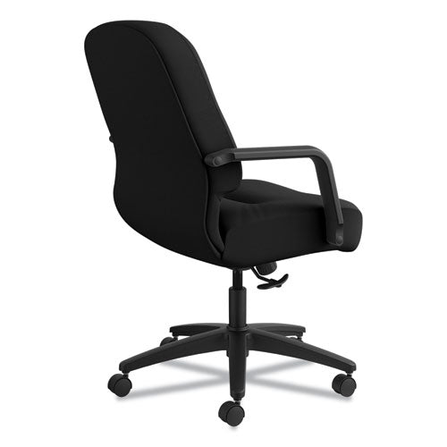 HON® wholesale. HON® Pillow-soft 2090 Series Managerial Mid-back Swivel-tilt Chair, Supports Up To 300 Lbs., Black Seat-black Back, Black Base. HSD Wholesale: Janitorial Supplies, Breakroom Supplies, Office Supplies.