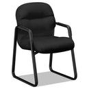 HON® wholesale. HON® Pillow-soft 2090 Series Guest Arm Chair, 23.25" X 28" X 36", Black Seat-black Back, Black Base. HSD Wholesale: Janitorial Supplies, Breakroom Supplies, Office Supplies.