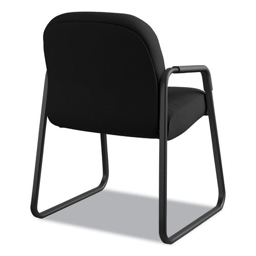 HON® wholesale. HON® Pillow-soft 2090 Series Guest Arm Chair, 23.25" X 28" X 36", Black Seat-black Back, Black Base. HSD Wholesale: Janitorial Supplies, Breakroom Supplies, Office Supplies.