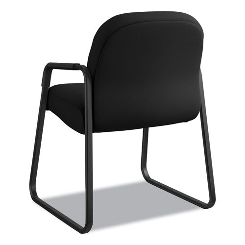 HON® wholesale. HON® Pillow-soft 2090 Series Guest Arm Chair, 23.25" X 28" X 36", Black Seat-black Back, Black Base. HSD Wholesale: Janitorial Supplies, Breakroom Supplies, Office Supplies.