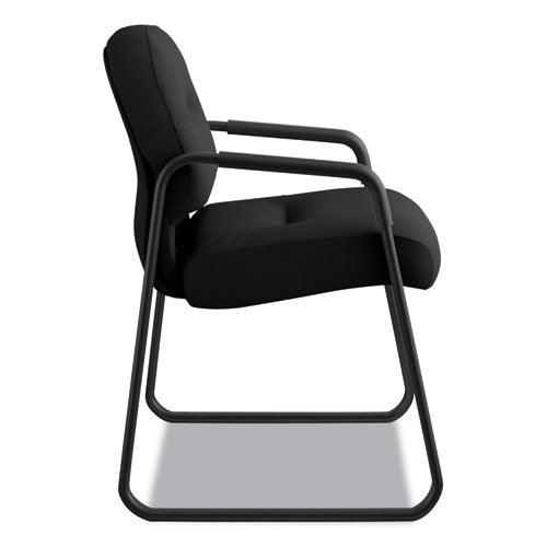 HON® wholesale. HON® Pillow-soft 2090 Series Guest Arm Chair, 23.25" X 28" X 36", Black Seat-black Back, Black Base. HSD Wholesale: Janitorial Supplies, Breakroom Supplies, Office Supplies.