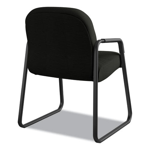 HON® wholesale. HON® Pillow-soft 2090 Series Guest Arm Chair, 31.25" X 35.75" X 36", Black Seat-black Back, Black Base. HSD Wholesale: Janitorial Supplies, Breakroom Supplies, Office Supplies.