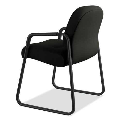 HON® wholesale. HON® Pillow-soft 2090 Series Guest Arm Chair, 31.25" X 35.75" X 36", Black Seat-black Back, Black Base. HSD Wholesale: Janitorial Supplies, Breakroom Supplies, Office Supplies.