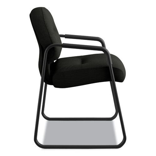 HON® wholesale. HON® Pillow-soft 2090 Series Guest Arm Chair, 31.25" X 35.75" X 36", Black Seat-black Back, Black Base. HSD Wholesale: Janitorial Supplies, Breakroom Supplies, Office Supplies.