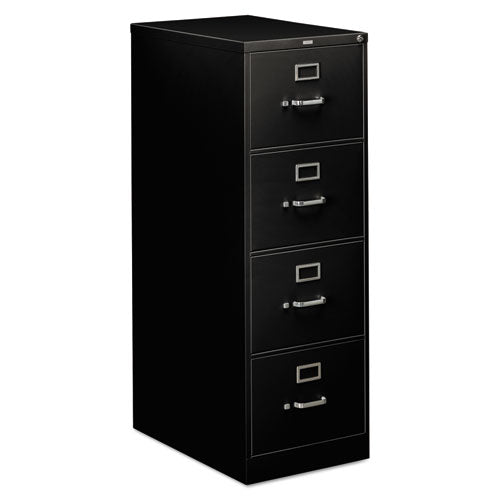 HON® wholesale. HON® 310 Series Four-drawer Full-suspension File, Legal, 18.25w X 26.5d X 52h, Black. HSD Wholesale: Janitorial Supplies, Breakroom Supplies, Office Supplies.