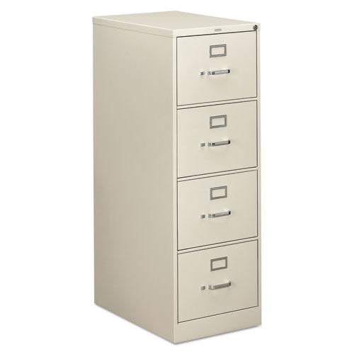 HON® wholesale. HON® 310 Series Four-drawer Full-suspension File, Legal, 18.25w X 26.5d X 52h, Light Gray. HSD Wholesale: Janitorial Supplies, Breakroom Supplies, Office Supplies.