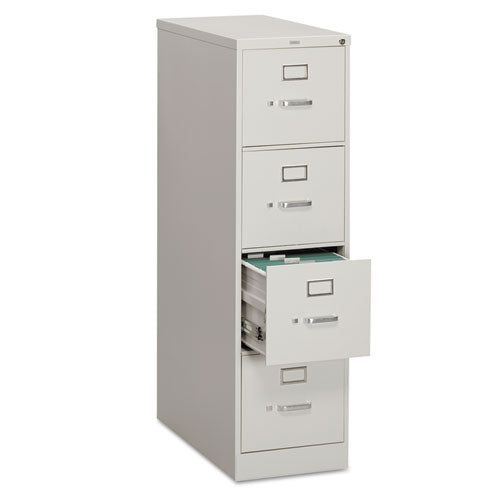 HON® wholesale. HON® 310 Series Four-drawer Full-suspension File, Letter, 15w X 26.5d X 52h, Light Gray. HSD Wholesale: Janitorial Supplies, Breakroom Supplies, Office Supplies.