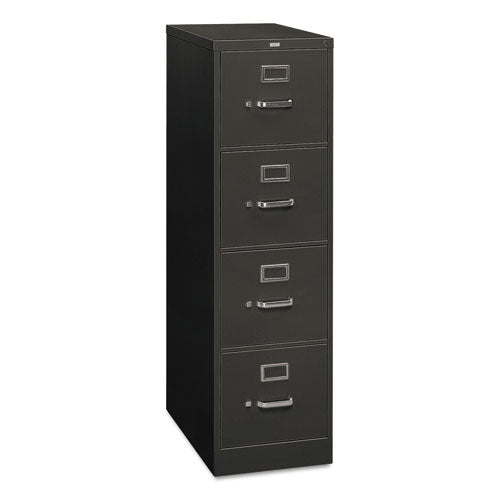 HON® wholesale. HON® 310 Series Four-drawer Full-suspension File, Letter, 15w X 26.5d X 52h, Charcoal. HSD Wholesale: Janitorial Supplies, Breakroom Supplies, Office Supplies.