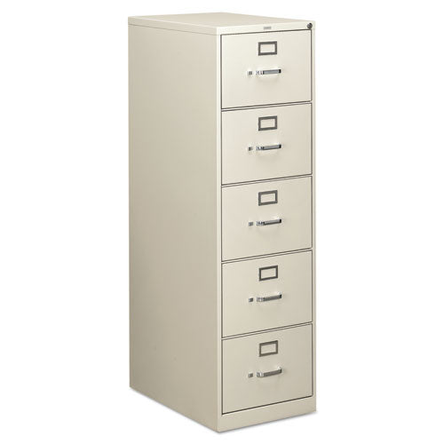 HON® wholesale. HON® 310 Series Five-drawer Full-suspension File, Legal, 18.25w X 26.5d X 60h, Light Gray. HSD Wholesale: Janitorial Supplies, Breakroom Supplies, Office Supplies.