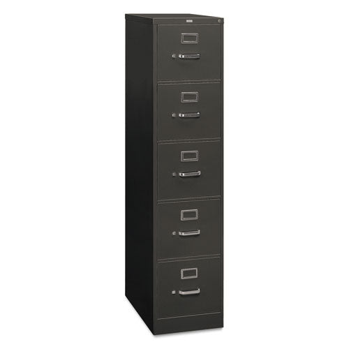 HON® wholesale. HON® 310 Series Five-drawer Full-suspension File, Letter, 15w X 26.5d X 60h, Charcoal. HSD Wholesale: Janitorial Supplies, Breakroom Supplies, Office Supplies.