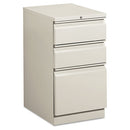 HON® wholesale. HON® Efficiencies Mobile Box-box-file Pedestal, 15w X 19.88d X 28h, Light Gray. HSD Wholesale: Janitorial Supplies, Breakroom Supplies, Office Supplies.