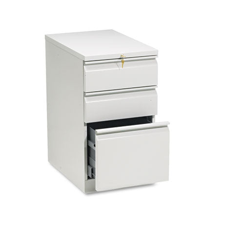 HON® wholesale. HON® Efficiencies Mobile Box-box-file Pedestal, 15w X 22.88d X 28h, Light Gray. HSD Wholesale: Janitorial Supplies, Breakroom Supplies, Office Supplies.