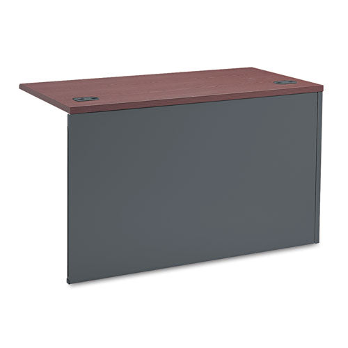 HON® wholesale. HON® 38000 Series Flush Return, Left, 48w X 24d X 29-1-2h, Mahogany-charcoal. HSD Wholesale: Janitorial Supplies, Breakroom Supplies, Office Supplies.
