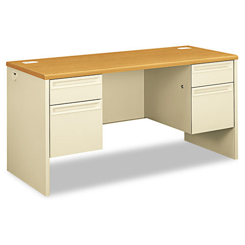 HON® wholesale. HON® 38000 Series Kneespace Credenza, 60w X 24d X 29.5h, Harvest-putty. HSD Wholesale: Janitorial Supplies, Breakroom Supplies, Office Supplies.